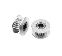 2GT 20-tooth timing belt pulley, inner diameter 3/4/5/6/8 mm, belt width 6/9/10/12/15 mm, 20T idler pulley, tensioner pulley, open-type synchronous 3D printer parts.(6mm,12mm no teeth)