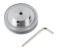 2GT 80 Teeth Aluminum Timing Pulley Synchronous Belt Drive Wheel for CNC Machines 3D Printers with 6mm Wide Belt 5-14mm Bore Option Includes Hex Wrench (80 tooth hole 5mm synchronous wheel 2GT)