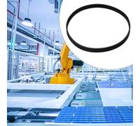 2GT Closed Loop Synchronous Timing Belt 2mm Pitch 6mm Width Fiberglass Core Neoprene Compatible with Pulley Linear Motion Transmission, Length Option(400mm)