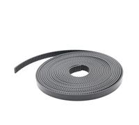 2GT Open Timing Belt 2M PU With Steel Core 5/6/9/10/15/30mm Width For 3D Printer Synchronous Drive(50 meter,PU-BLACK_6MM)