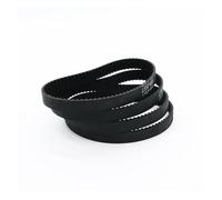 2GT rubber closed loop synchronous belt width 6mm length 184-226mm GT2 transmission belt conveyor toothed belt(Belt Width 6mm 10pcs,2GT-222)