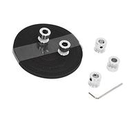 2GT Synchronous Wheel Timing Belt Pulley Aluminum Alloy 20T 8mm ID 5m Belt for 3D Printer CNC Lathe Stable Transmission High Efficiency