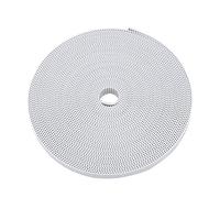 2GT Timing Belt 10mm Rubber Synchronous Belt, White 10m Roll, Low - Noise Wear - Resistant 3D Printer Timing Belt for Ender, Prusa, Anet, and Other 3D Printers
