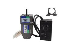 2IK6GN-C 6W 220V AC Gear Reducer Motor with Speed Regulator Adjustable Speed CW CCW Single-Phase Motor US-52 Governor(2GN25K 0-50RPM)