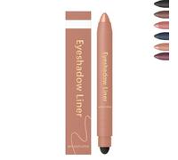2in 1 Eyeliner Eyeshadow,Eye Shadow Crayon Cream Highlighter Pen, 2-in-1 Eye Makeup Eyeliner + Eyeshadow Smudge-Proof & Waterproof,Glides Smoothly for Vibrant Color (Champagne)