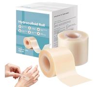 2IN*12FT Medical-Grade Hydrocolloid Dressing Roll - Self-Adhesive Wound Healing Tape for Blisters, Burns, Acne, Pressure Sores | Waterproof, Ultra-Absorbent, Gentle & Painless Removal (2PCS)