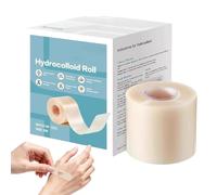 2IN*12FT Medical-Grade Hydrocolloid Dressing Roll - Self-Adhesive Wound Healing Tape for Blisters, Burns, Acne, Pressure Sores | Waterproof, Ultra-Absorbent, Gentle & Painless Removal (1PCS)