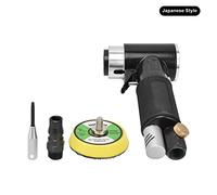 2in Air Sander, Pneumatic Sanding Machine, 12000rpm Eccentric Polisher with Alloy Steel Body for Auto Detailing Wood Metal Rust Removal, 0.6 - 0.8MPA Working Pressure (Japanese Style)