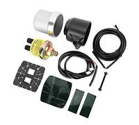 2in Universal Auto Oil Pressure Gauge Meter, 0-10 Bar, Colorful Button - Quick Response, Easy Installation, Fits All Car Models