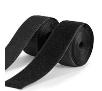 2in x 12 FT Sew On Hook and Loop Tape, Non Adhesive Back, Enhanced Grip Sew-On Hook Loop Strips for Fabric, Easy to Sew Washable Interlock Tape for Clothing, Sewing, Crafts, Home DIY & Organizing