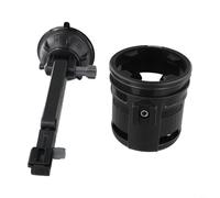 2in1 Adjustable Car Cup Holder with Large Suction Cup and Dual Joint Rotation for Flexible Positioning and Secure Drink Support Foldable Style (Gray)