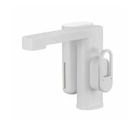 2in1 Bathroom Faucet with Sensor Soap Dispenser & Hot/Cold Mixer Touchless Sink Tap Modern Kitchen Easy Install Sleek Design