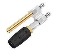 2In1 Brass Twist Nozzle for Pressure Washer 7-12 GPM Flows Adjustable Angles Wash Nozzle for Long Ranges Cleaning Adjustable Twist