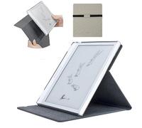 2in1 Case for Onyx Boox Page/Go Color 7 / Leaf 3 3C, Magnetic Detachable Kickstand Flip Cover and Inner TPU Jelly Case (Gray)