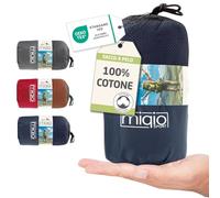 2in1 Cotton Sleeping Bag Liner and Lightweight XL Size Double Travel Bed Sheet