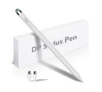 2in1 Double Tip Stylus Pen for iPad 2018-2025, 2X Fast Charge,Tilt Sensitivity, Active Pencil Compatible with iPad 6th-11th, iPad Pro 11"/12.9"/M4, iPad Air 3/4/5/M2/M3, iPad mini 5/6 (White)