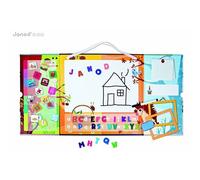 2in1 Magnetic Clock Whiteboard Planner Janod 5+ Educational Toy