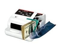 2in1 Money Counter Machine - Automatic Currency Counterfeit Detector with 600 Sheets/min Detection - View Watermark and Support Accumulation Function - Fast Accurate - for Supermarket Counter