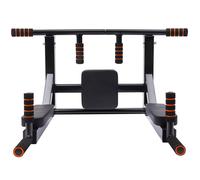 Gr8 Home Multifunctional 2in1 Multi Pull Chin Up Bar Wall Mounted Home Gym Exercise Dips Upper Body Fitness Workout Station