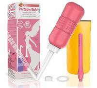 2IN1 Post-Birth Perineal Wash Bottle Portable Bidet 2Nozzle Intimate Wash for Women Perineal Bottle,Handheld Bidet Personal Bidet Travel Bidet with Short Nozzle+Long Nozzle,Water Seal Cap Storage Bag