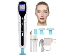 2IN1 Professional Ozone Plasma Pen Freckle Remover Machine LCD Mole Removal Dark Spot Remover Skin Tag Plasma Pen Tattoo Remaval, 8 Intensity Level + 2 Working Modes, USB Rechargeable