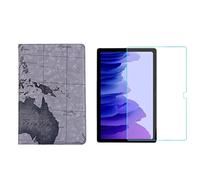 2in1 Protection Set for Samsung Galaxy Tab A7 SM-T500 T505 10.4 inch with Case + Tempered Glass Cover Display Protector