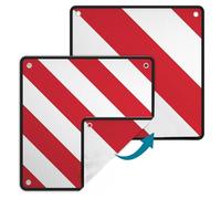 2in1 Rear Warning Sing Spain and Italy motorhome signal reflector towing bike rack caravan