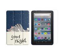 2in1 Set for Amazon Kindle Fire 7 12. Generation 2022 7 Inch Case Cover +