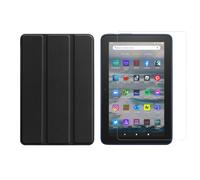2in1 Set for Amazon Kindle Fire 7 12. Generation 2022 7 Inch Case+Glass Of