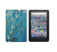 2In1 Set For Amazon Kindle Fire 7 12Th Gen. 2022 7 Inch Case + Screen Protector