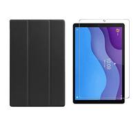 2in1 Set for Lenovo Tab M10 2nd 2020 TB-X306F TB-306X 10.1 inch with Slim Tablet Cover + Tempered Glass Protective Cover