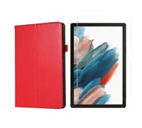 2in1 Set for Samsung Galaxy Tab A8 SM-X200 X205 10.5 inch with Smart Tablet Case + Tempered Glass Protective Cover