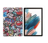 2in1 Set for Samsung Galaxy Tab A8 SM-X200 X205 10.5 inch with Slim Tablet Cover + Tempered Glass Protective Cover