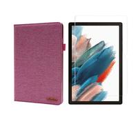 2in1 Set for Samsung Galaxy Tab A8 SM-X200 X205 10.5 inch with Smart Tablet Case + Tempered Glass Protective Cover
