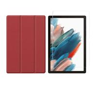 2in1 Set for Samsung Galaxy Tab A8 SM-X200 X205 10.5 inch with Smart Tablet Case + Tempered Glass Protective Cover