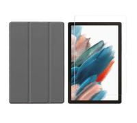 2in1 Set for Samsung Galaxy Tab A8 SM-X200 X205 10.5 inch with Smart Tablet Case + Tempered Glass Protective Cover