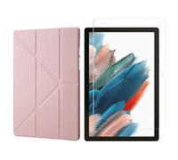 2in1 Set for Samsung Galaxy Tab A8 SM-X200 X205 10.5 inch with Smart Tablet Case + Tempered Glass Protective Cover