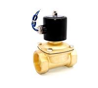 2inch 12v Water Solenoid Valve DN50 2W-500-50 NPT G Brass Normally Closed High Temperature NBR -5-80 Degree(2inch Bsp,110VAC)