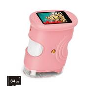 2Inch Digital Microscope for Kids Portable Magnifier 1000X Magnification Camera and Builtin LED Lighting Systems Science Toy for Kids