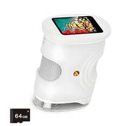 2Inch Digital Microscope for Kids Portable Magnifier 1000X Magnification Camera and Builtin LED Lighting Systems Science Toy for Kids