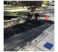 2Inch Gravel Grid HDPEPaver System Permeable Pavement Grid Driveway Stabilization Grille HeavyDuty Ground Grid for Gravel Driveways and Pathways