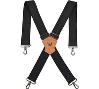 2Inch Heavy Duty Suspenders for Men, Work Suspenders with Hooks