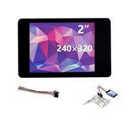 2inch IPS Display 240x320 Capacitive Touch Screen Compatible with Raspberry Pi 5/4B/3B+/Zero/Zero 2W/Pico/Pico W/Pico 2/ESP32, 262K Colors, ST7789T3 Display Driver and CST816D Touch Controller