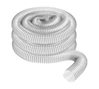 2Inch OD 50Mm Clear PVC Dust Hose for Use with Dust Collectors with Ports,Compatible for Shop，Vacuums