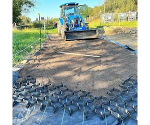 2Inch Soil Stabilizer Mesh for Mud & Erosion Control Permeable System for DIY Patios Driveways Landscape Parking Lots & Gardens (4x5m/13x16.5ft)