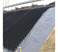 2Inch Thick Gravel Grid Stabilizer for Outdoor Walkways, 3ft to 30ft s, Soil Erosion Control Grids with Drain Holes, Ground Stabilization (2x5m / 6.5x16.5ft)