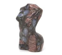 2inch Women Model Bust Body Naked Statue Natural Quartz Healing Crystal Hand Carved Art Stone Decor