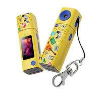 2K 1080P Mini Digital Camera with 0.96" LCD Screen, 230° Rotatable Lens, Thumb Keychain HD Video Recorder, Portable Small Camcorder for Kids, Students, Outdoor Photography