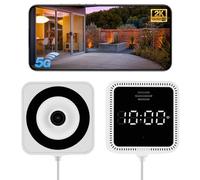 2K 3MP Window Camera,2.4/5GHz WiFi Cameras for Home Security with Full Color Night Vision, AI Person & Vehicle & Motion Detection, 2 Way Audio, 24/7 Recording, Easy & Quick Install in Seconds