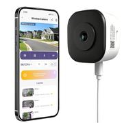 2K 3MP Window Camera with Color Night Vision, Safeview Indoor Security Camera with 5GHz & 2.4GHz WiFi 6, Anti-Glare Design, Human & Motion Detection, 24/7 Recording, Works with Alexa & Google